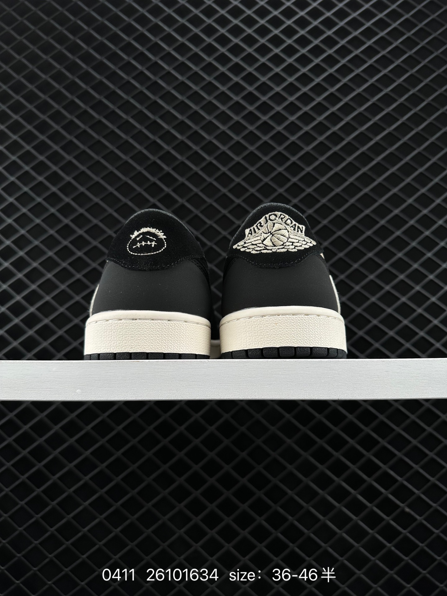 fragment design x Travis Scott x Nike Air Jordan 1 Low OG SP”Black/Green Toe“